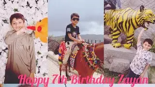 Zayan's 7th Birthday Vlog - Visit to D.G.Khan Zoo &- Al.Maida Restraunt