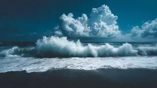 Perfect Relief Wave Sounds for Sleep - Ocean Wave Sound for Sleeping 15 Hours - Water Sound Effect