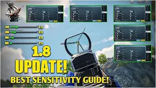 😎 BGMI 1.8.0 BEST SENSITIVITY GUIDE | BGMI / PUBG 1.8 NEW SENSITIVITY CODE!