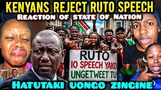 UNBELIEVABLE: Kenyans ATTACK & REJECT Ruto’s State of the Nation SPEECH, Branding it as LIES