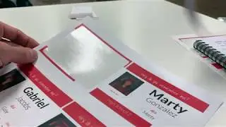 How to make class reunion name tags?
