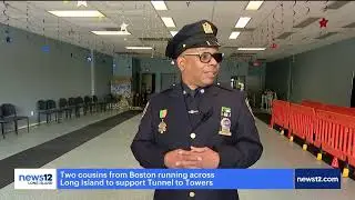 Hero Police Officer John Barnett sets out on 50-State Marathon Challenge - Paws of War (2024) News12