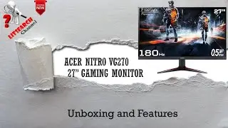 Acer 27 inch Gaming and Editing Monitor