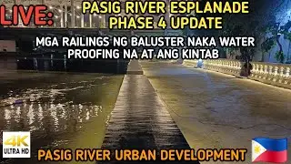 WOW! MGA RAILINGS NG BALUSTER NAKA WATER PROOFING NA AT ANG KINTAB | PASIG RIVER ESPLANADE UPDATE