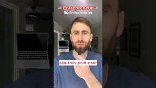 How to pronounce ENTREPRENEUR in English 🇺🇸 #learnenglish #mispronounced