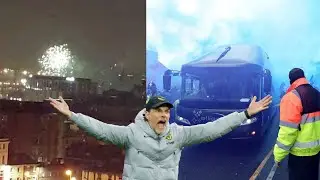 Everton Fans set off Fireworks near Chelsea Hotel to stop them from sleeping | Chelsea vs Everton