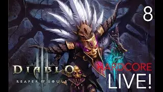 Diablo 3 Hardcore season 15 Witchdoctor [Uncommented/PS4]  / Part 8: lvl 66-70 GR10 Live gameplay