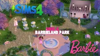 SIMS 4 Building a Barbie themed Park! p.1 Creating BARBIELAND