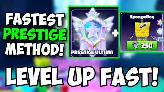 New FASTEST LEVEL & PRESTIGE Method in Spongebob TD! (GET SPONGEBOY PRISMATIC FAST!)