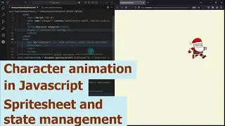 Character animation in JavaScript. Spritesheet and state management.