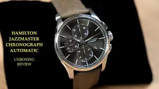 Hamilton Jazzmaster Chronograph Automatic H32586881 Watch | Unboxing e Review | Valjoux Relogios