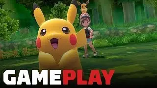 35 Minutes of New Pokemon: Let's Go, Pikachu! Gameplay - Nintendo Treehouse Live