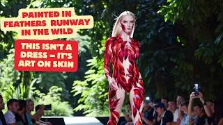 Sensual Body Paint Art & Feather Fashion Show | &ldquo;You Won&rsquo;t Believe This is Body Paint&rdquo; #bodyarts