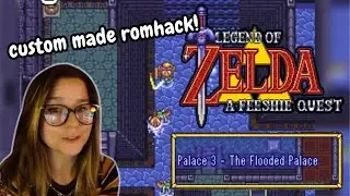 Zelda: A Link to the Past custom romhack: A Feeshie Quest! Palace 3: The Flooded Palace!