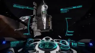 Elite Dangerous Capital ship dock at Chelomey Orbital (Cubeo)