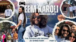 Inside HANUMAN GARHI Temple! Most Beautiful Drive in Nainital! Cinematic Sunroof Shots &  Souvenirs!