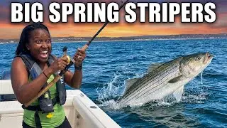 Fishin Addicts  Spring Stripers In the Long Island Sound 2022