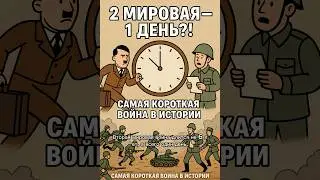 2 МИРОВАЯ ВОЙНА В 1 ДЕНЬ ?! АБСУРД ? #history #историческиездания #юмор #войнаидей #факты #memes