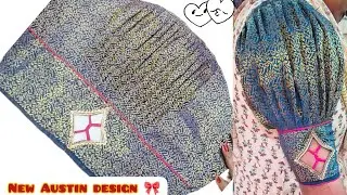 New puff sleeve disign || latest baju design || austin design cutting shorts || #blouse #stitching