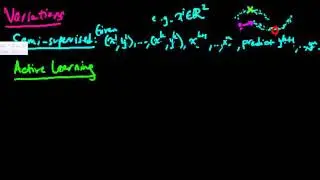 (ML 1.4) Variations on supervised and unsupervised