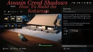 Assassin's Creed Shadows Walkthrough How to Build the Kakurega
