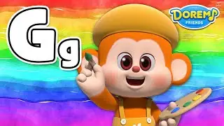 Grass and Green | Phonics G Song | Alphabet Song for Kids | Nursery Rhymes | Doremi Friends