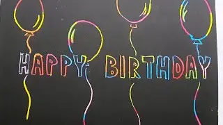 DIY Scratch Art Birthday Card &ndash; Quick & Fun! 💌✨