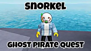 How to Get Snorkel in Go Fishing Roblox | ghost pirate quest