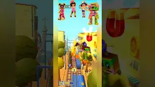 Subway Surfers : Hali 🆚 Mina 🆚 Jenny 🆚 Pridebot Gameplay - Who Is Best?🤔 #shorts