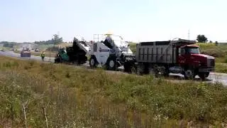 The Allen Company Paving Asphalt on US 27, Lancaster, Kentucky
