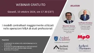 I modelli contrattuali maggiormente utilizzati nelle operazioni M&A di studi professionali