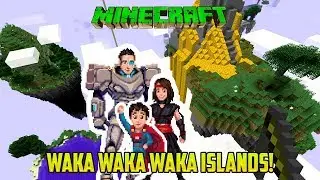 Minecraft: WAKA WAKA ISLAND PART 3!! FISHING FOR PUFFIES