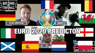 EURO 2020 PREDICTION | WINNERS?, TOP SCORER?, DARK HORSES? AND MORE | BOX TO BOX FOOTBALL