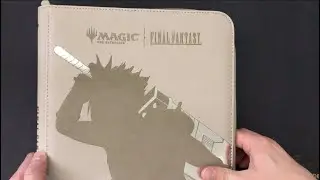 Обзор Ultra Pro Final Fantasy MTG Card Binder &mdash; Cloud Strife