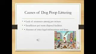 Dog Poop Littering Legal Solutions by Smt.Dr. Shiilpaa Mahaddevaswamy  LL.M Ph.D