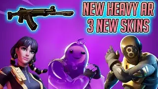 Heavy AR, Gold 8-Ball Skin, Purple Rippley Skin, Sidegrading, Overtime Challenges in Fortnite