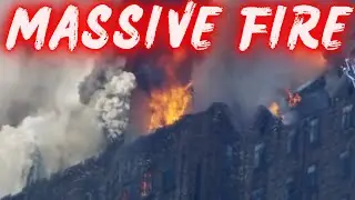 Breaking: MASSIVE Apartment Fire in Pittsburgh — Squirrel Hill Blaze