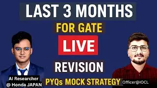 Last 90 Days for GATE 2026 With GATE Toppers ! #gate2026 #gatecse #gate