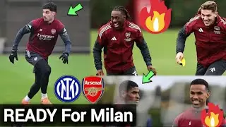 INSIDE -TRAINING | Max dowman, Kai havertz, Mosquera, Back for UCL match 