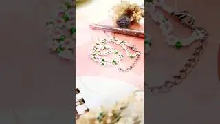 DIY Flower Chain Barbie Style #handmade #diyjewelry #beading #daisychain #handmade #shorts #diy