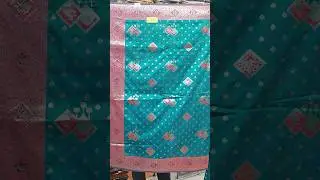 Teal Blue Banarasi Style Saree with Pink Zari Border | Premium Ethnic Wear &ndash; M.K Saree Shop