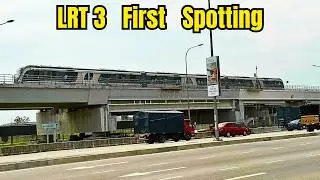 LRT 3 Rare Spotting  -  CRRC Zhuzhou LRV three-car trainset
