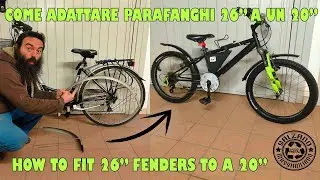 ADATTARE I PARAFANGHI DI UNA BICI DA 26