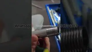Steel pipe thread cold extrusion machine, metal pipe thread rolling machine