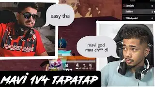Mavi 1v4 team tapatap 🔥| scout reaction op😮 | mavi god