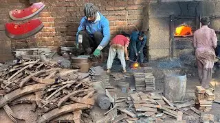 Amazing Manufacturing Process : Turning Leaf Springs into Chaff Cutter Blades | Mass Production