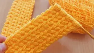 🤩great sheet band crochet👌harika bir sa&ccedil; bandı tığ işi