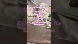 Eine Botschaft f&uuml;r Schneckeline🙏💞Herzlichen Dank f&uuml;r Deinen Superthank🙏
