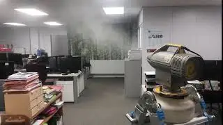 Disinfecting Fogging Treatment for eliminating trace of Coronavirus on site