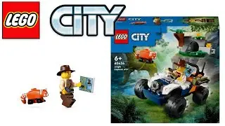 LEGO City 60424 Jungle Explorer ATV Red Panda Mission Speed Build - Mr Bricksky